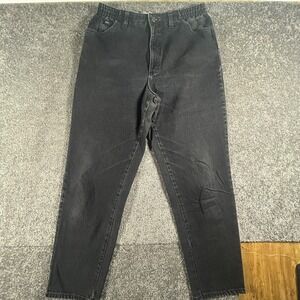 Vintage Lee Jeans Side Elastic Waist High Waisted Mom Denim 80's Tapered Leg USA